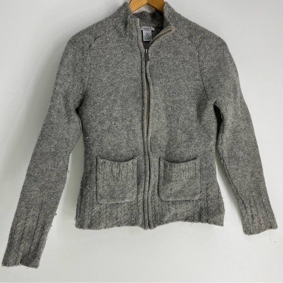 Carhartt Jackets & Blazers - Carhartt Womens Jacket Grey Size Medium Lambs Wool Nylon Long Sleeve Light Coat